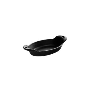 Heat-Treated 9 Ounce Oval Cast Iron Mini Server