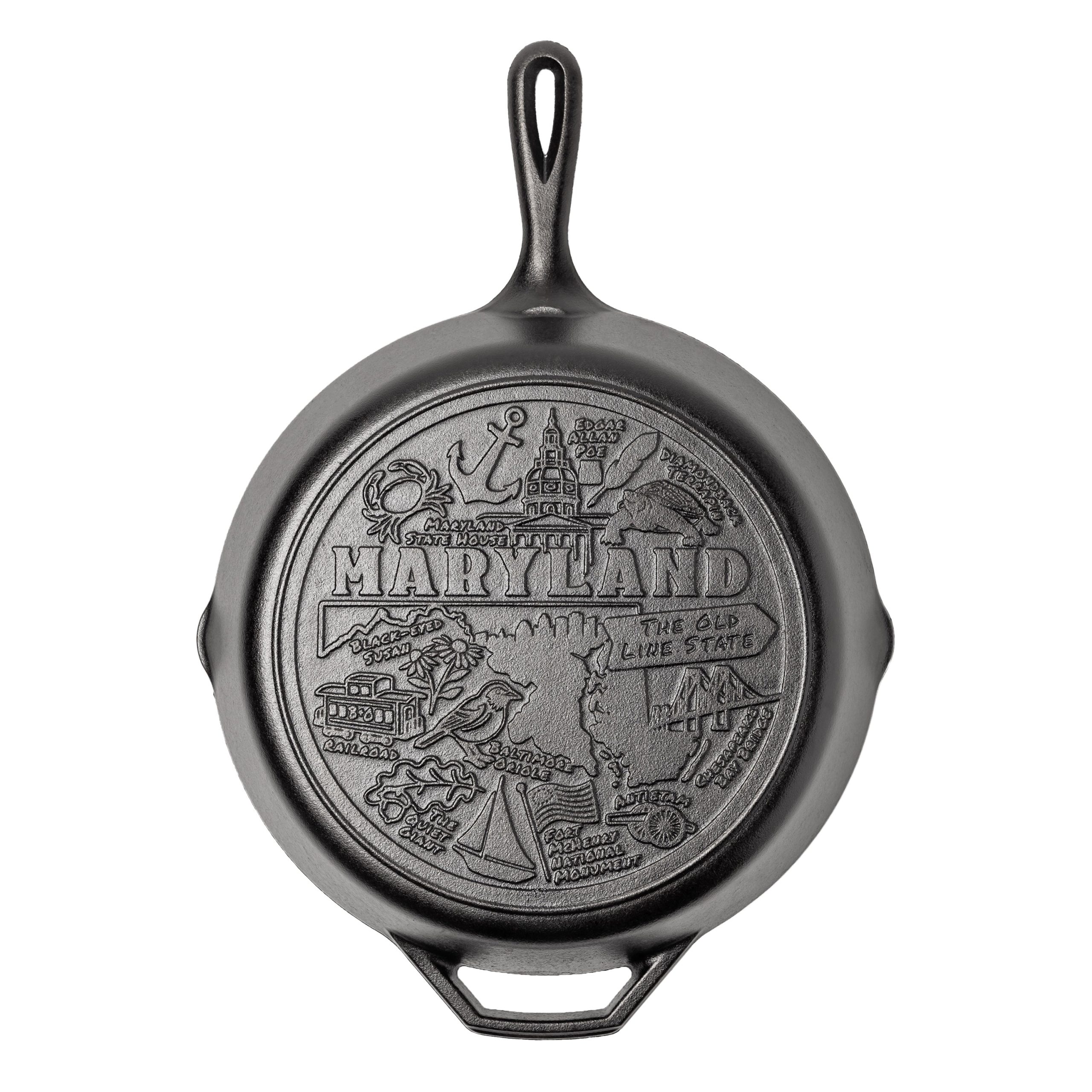 American Road Trip: 12 Inch Seasoned Cast Iron Skillet. Maryland